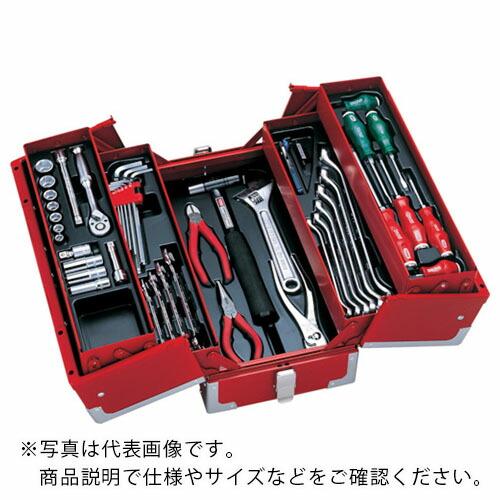 TONE 整備用工具セット ツールセット 差込角9.5mm 56点セット シルバー ( TSA3309SV ) TONE(株) | 