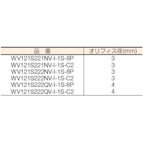 クロダ 流体制御用直動形2ポートバルブ ( WV121S221NV-I-1S-8P ) (株)TAIYO｜orangetool｜03