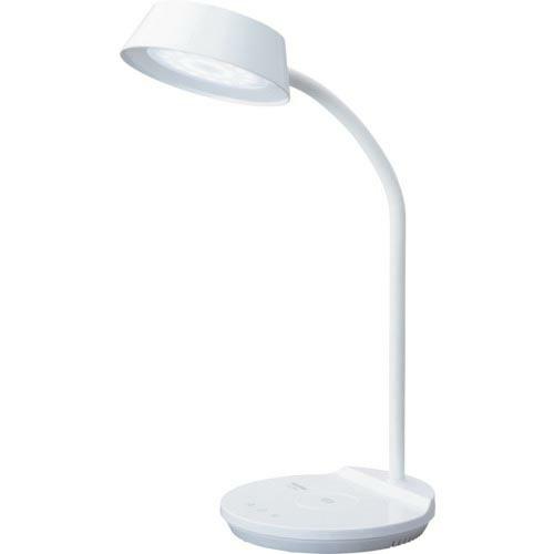 IRIS 537198 LEDデスクライトQi充電シリーズ 平置きタイプ 調光・調色 ホワイト ( LDL-QFDL-W ) アイリスオーヤマ(株) | 