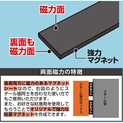 マグエックス 強力両面多極シート「マグネットホルダー」無地 ( AS-200