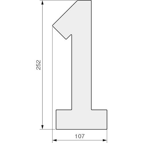 IWATA 屋内用ラインテープ ラインプロ 数字(黄) 7 ( LPN-7 ) |  | 01