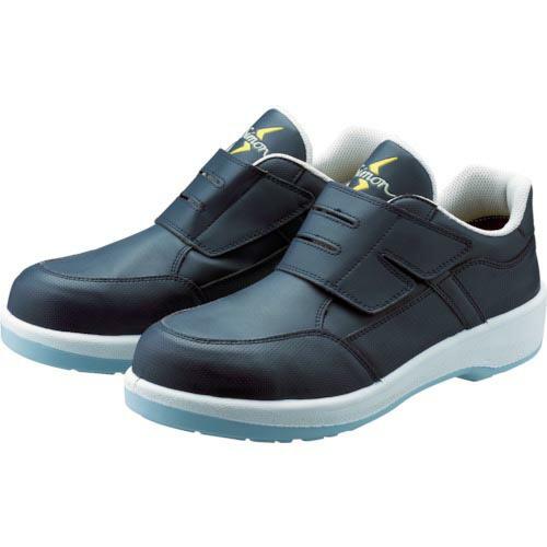 シモン 静電プロスニーカー 短靴 8818N紺静電仕様 27.5cm (8818BUS-27.5) (株)シモン 舗装用安全靴