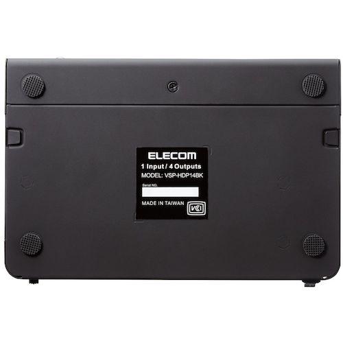 新品エレコムHDMI分配器4ポート 4K 60Hz VSP-HDP14BK 1個 楽天市場】エレコム HDMI分配器 1入力 4出力 hdmi 分配器 1入力4出力