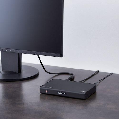 ELECOM HDMI分配器 4K60p対応 1入力 4出力 ( VSP-HDP14BK ) : ORANGE