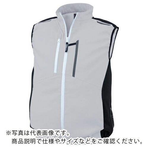 XEBEC 空調服制電ベスト  シルバーグレー ( XE98028-22-LL ) (株)ジーベック | 