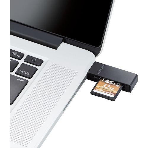 エレコム カードリーダー スティックタイプ USB2.0対応 SD+microSD対応 ブラック  ( MR-D205BK )｜orangetool｜06