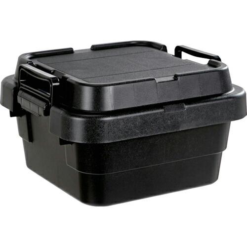 TRUSCO トランクカーゴ フラット天板仕様 浅型 20L 黒 ( BLKCFL-30 ) トラスコ中山(株) | 