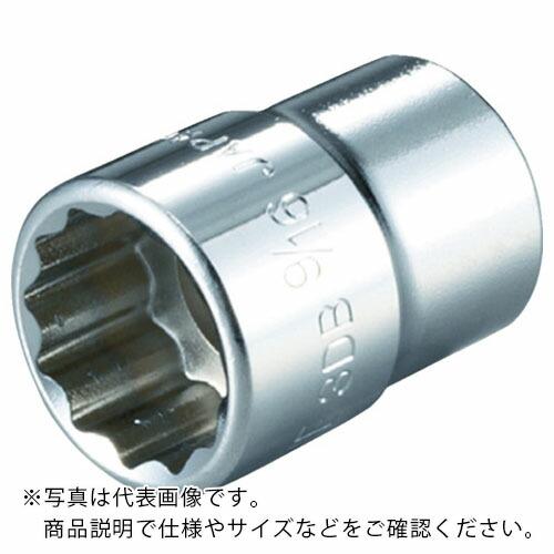 TONE ソケット(インチ) (12角) 吋目 3/4inch 全長38mm ( 4DB-24 ) TONE(株) | 
