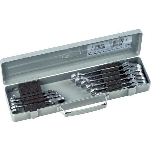 TONE 首振ラチェットめがねレンチセット 10pcs ( RMF100 ) TONE(株) | 