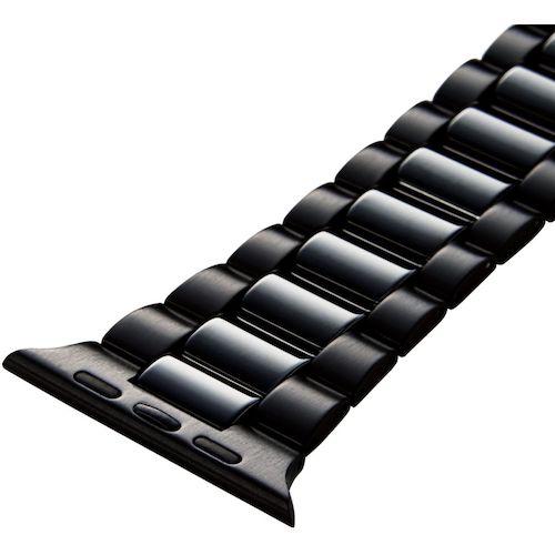 ELECOM Apple Watch 45/44/42mm用バンド セラミック ステンレス 3連タイプ ブラック ( AW-44BDCE3BK ) |  | 02