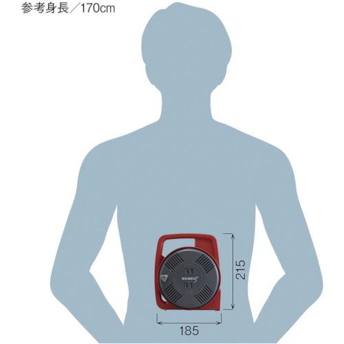 ハタヤ マックリール 単相100V 5m 手動巻 レッド ( MS-5-R ) (株)ハタヤリミテッド｜orangetool｜02