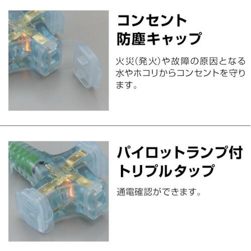 【SALE価格】ハタヤ 2P延長コード 10m グリーン ( SX-103-G ) (株)ハタヤリミテッド |  | 05