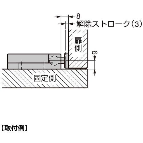 【SALE価格】SUGATSUNE (140058066)プッシュラッチ ( MC-37F-BR ) スガツネ工業(株) |  | 02