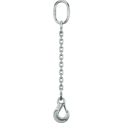 象印 SUS製チェーンスリング1本吊りスリングフックタイプ 0.4t ( 1-AWI-HSWI-5 ) 象印チェンブロック(株) | 