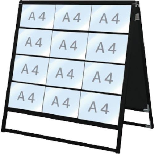 TOKISEI ブラックバリウスカードケーススタンド看板 A4横24両面 ( BVACCSKA4Y24R )