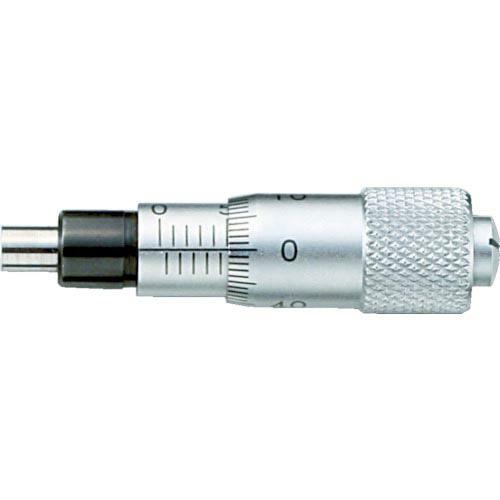 SK マイクロメータヘッド 測定範囲0~6.5mm ストレートステム 先端平面 ( 1001-050 ) | 