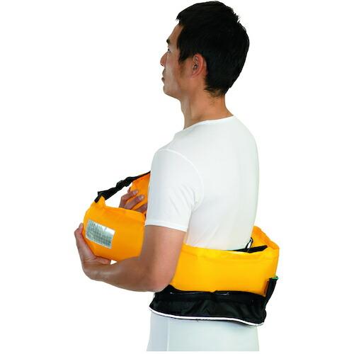 OCEANLIFE 手動膨張式ウエストタイプ 小型船舶用ライフジャケット レッド TYPE A ( WR-3-RD ) (株)オーシャン・ライフ |  | 02