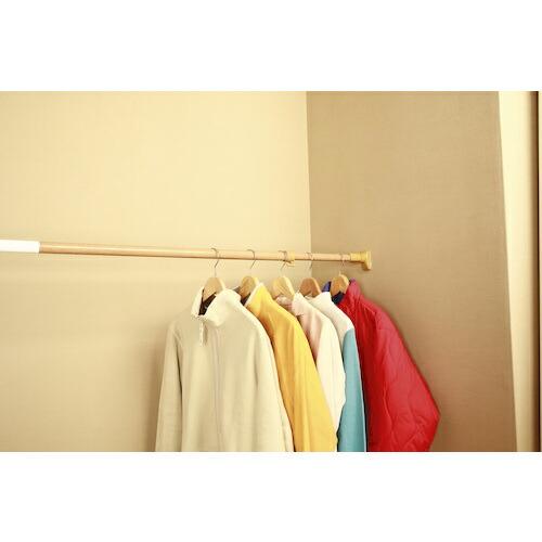 平安伸銅工業 ニュー突っ張り強力ポール 小 木調 幅 75-120cm 耐荷重 50-30kg ( NPM-75 )(10本セット) |  | 03