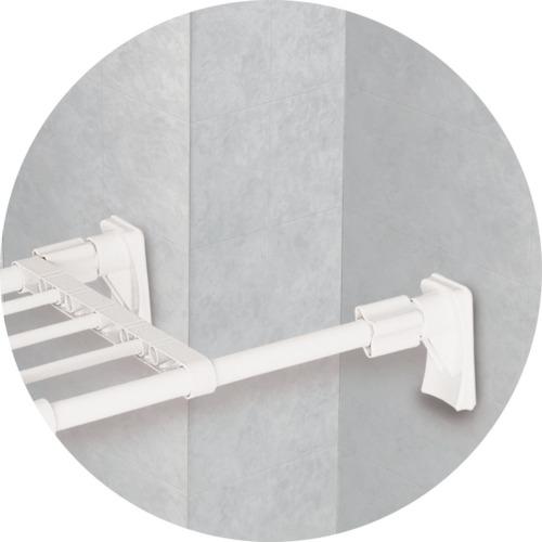 平安伸銅工業　スーパーワイドメッシュ棚　小　幅　７５−１２０ｃｍ　耐荷重　６０−４０ｋｇ ( RB-11 ) (6個セット) (メーカー取寄)_1