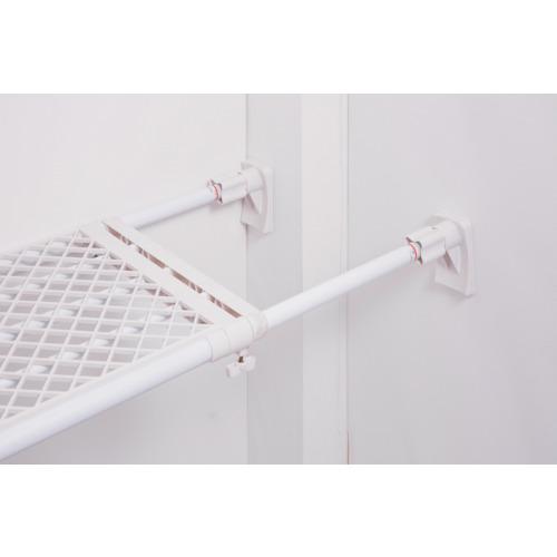 平安伸銅工業　スーパーワイドメッシュ棚　小　幅　７５−１２０ｃｍ　耐荷重　６０−４０ｋｇ ( RB-11 ) (6個セット) (メーカー取寄)_2