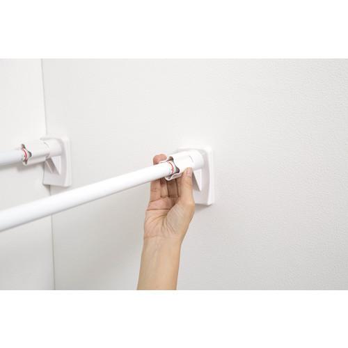 平安伸銅工業　スーパーワイドメッシュ棚　小　幅　７５−１２０ｃｍ　耐荷重　６０−４０ｋｇ ( RB-11 ) (6個セット) (メーカー取寄)_4