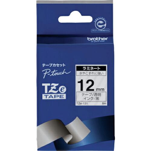 ブラザー Tzeテープ 黒文字/透明地/12mm ( TZE-131 ) | 