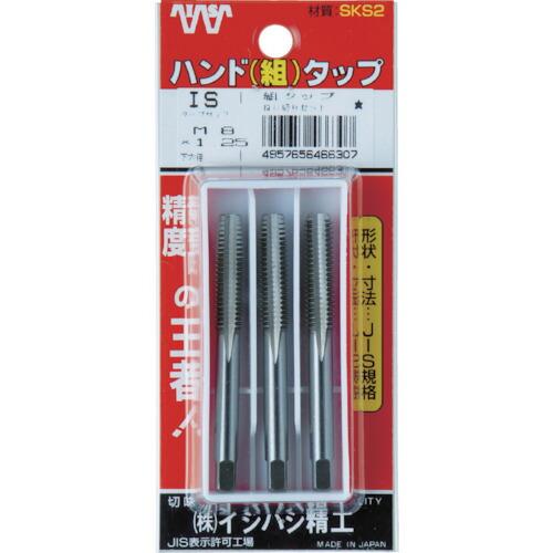 【SALE価格】IS パック入 SKSハンドタップ メートルねじ・並目 【上#3】 M3X0.5 (1本入) ( P-S-HT-M3X0.5-3 ) |  | 02