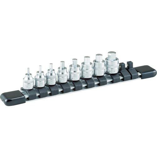 【SALE価格】TONE ショートヘキサゴンソケットセット(ホルダー付) 8pcs ( HH208S ) TONE(株) | 