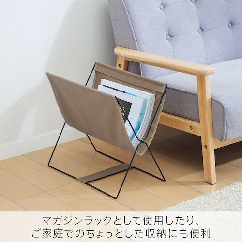 【SALE価格】KING JIM サイドバッグスタンド ベ-ジュ 耐荷重3kg ポリエステル スチール ( BGS100-BE ) (株)キングジム |  | 03