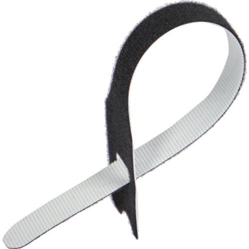 TRUSCO マジックバンド ストラップ 20cm 黒 (4本入) ( MKS-2520-BK ) トラスコ中山(株) | 