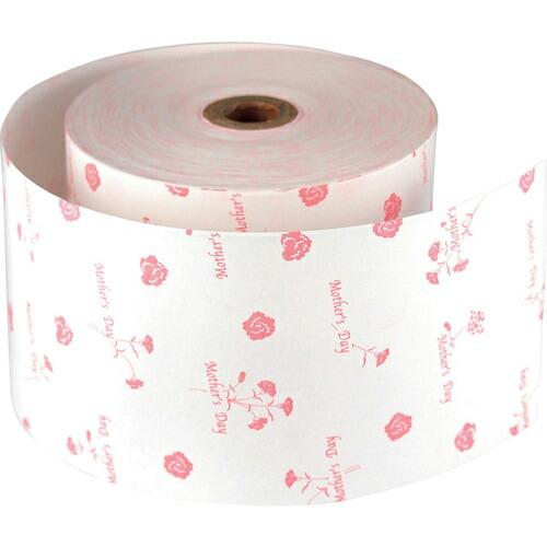 グリーンクロス ファンシーレジ用紙 58mm幅 雨の日 青 50巻入り  ( 6300028118 ) | 