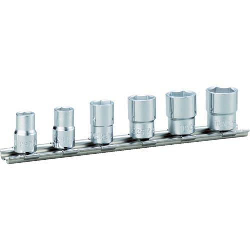 TONE ソケットセット(6角・ホルダー付) 6pcs 差込角6.35mm ( HS206 ) TONE(株) | 
