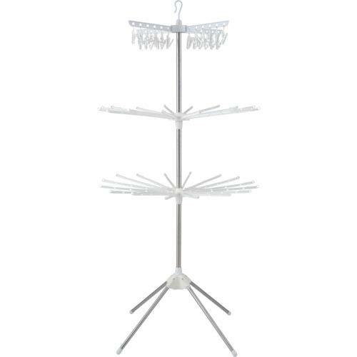 TENMA PORISH 組立式スタンド物干しパラソル型3段 PS-10K ( 811000358 ) 天馬(株) | 