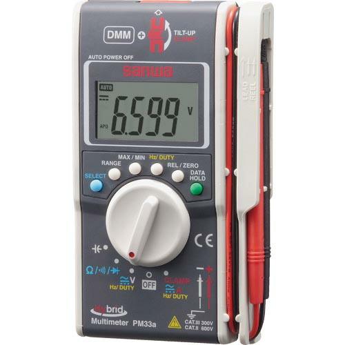 【SALE価格】SANWA ハイブリットミニテスタ(マルチメータ+クランプメータ) ( PM33A ) 三和電気計器(株) | 