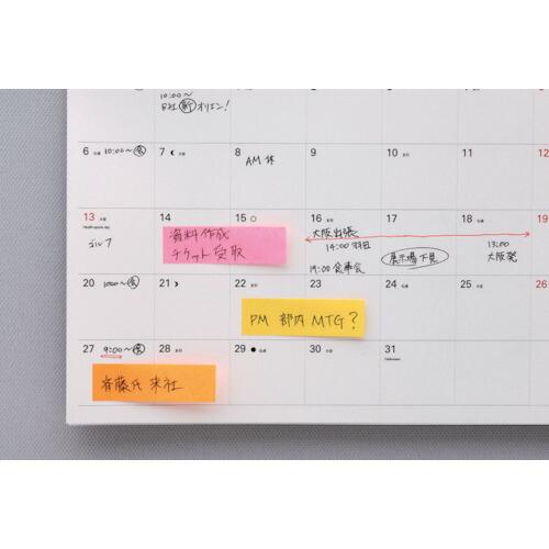 3M ポスト・イット 強粘着ふせん 75X25mm 混色 ( 500-5SSAN ) スリーエム ジャパン(株)文具・オフィス事業部 |  | 05