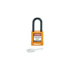PANDUIT ロックアウト用非電導性パドロック オレンジ (1個=1箱) ( PSL-8OR ) | 