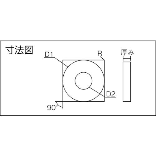 三和　切削工具　ハイスチップ　四角90°　09S9003-BN　)(株)三和製作所