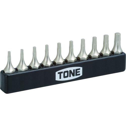 TONE オフセット式ラチェットドライバー用ビット トルクスプラスビットセット 10点セット ( BTIP10S ) TONE(株) | 