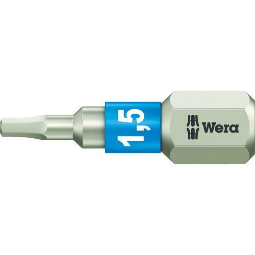 Wera 3840/1 ステンレストーションビット ヘキサゴン1.5X25 ( 071070 ) Wera社 | 