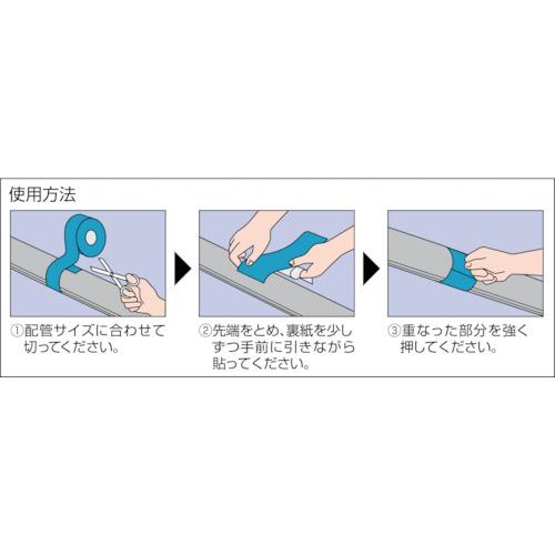 ユニット 配管識別テープ その他・シルバー(小) 50mm幅×2m ( AC-20S ) ユニット(株)｜orangetool｜02