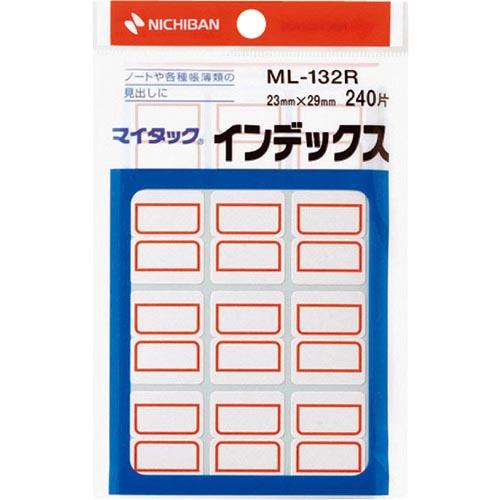 【SALE価格】ニチバン マイタックインデックス(アカ)  ( ML-132R ) | 