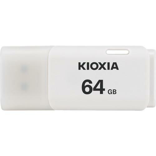KIOXIA USBメモリ64GB USB2.0 キャップ式 ホワイト U202 日本製 KUC-2A064GW ( 1001309KUC-2A064GW ) キオクシア(株) (メーカー取寄) | 