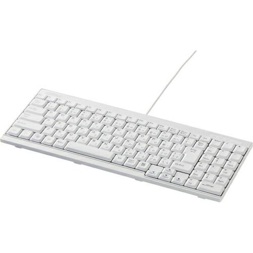BAFFALO USB接続 有線スリムキーボード ホワイト ( BSKBU14WH ) (株)バッファロー | 
