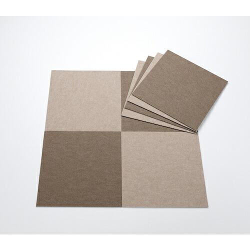 サンコー バリアフリータイルマット 無地8枚入 ベージュ+ブラウン  ( KE-90 ) (株)サンコー (メーカー取寄) | 