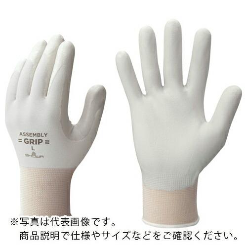 SHOWA ニトリルゴム背抜き手袋 まとめ買い 簡易包装組立グリップ10双入 グレー Sサイズ ( NO370-S10P ) | 