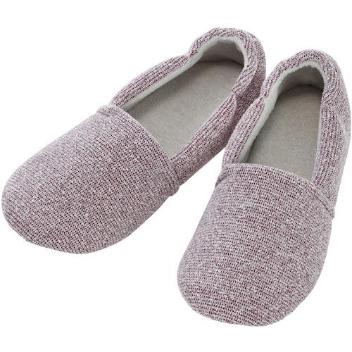 あゆみ 内履き エスパドマカロン 紫 S(20.5~21.5CM) ( 20640320021 ) 徳武産業(株) (メーカー取寄) | 