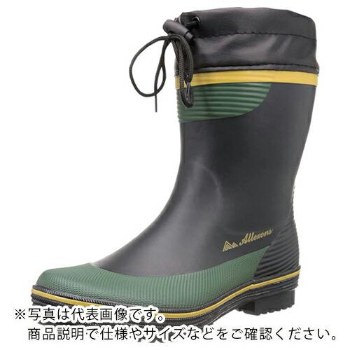 ALLEXONS ショートカラーワークブーツ ブラック M  ( ST5541 BK M ) | 