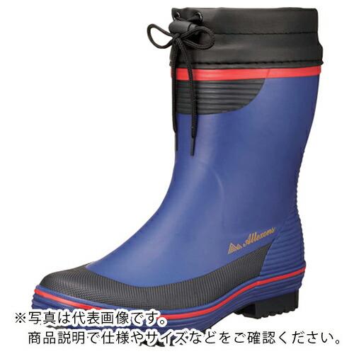 ALLEXONS ショートカラーワークブーツ ネイビー M  ( ST5541 NY M ) | 