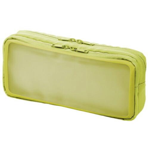 値下げしました‼️ イエロー Gロゴ ポーチ PLUS ( プラス ) 428763）ナカ見えガジェットポーチL GR TW