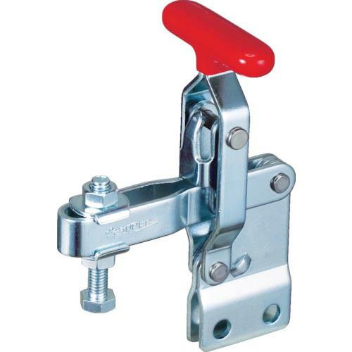 スーパー 下方押え型トグルクランプ(垂直ハンドル式) 全長:115mm 締付力:2kN ストレートベース ( TDP42S ) (株)スーパーツール | 